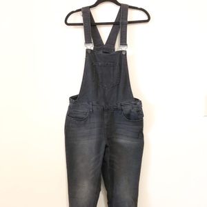 Grey Denim Overalls
